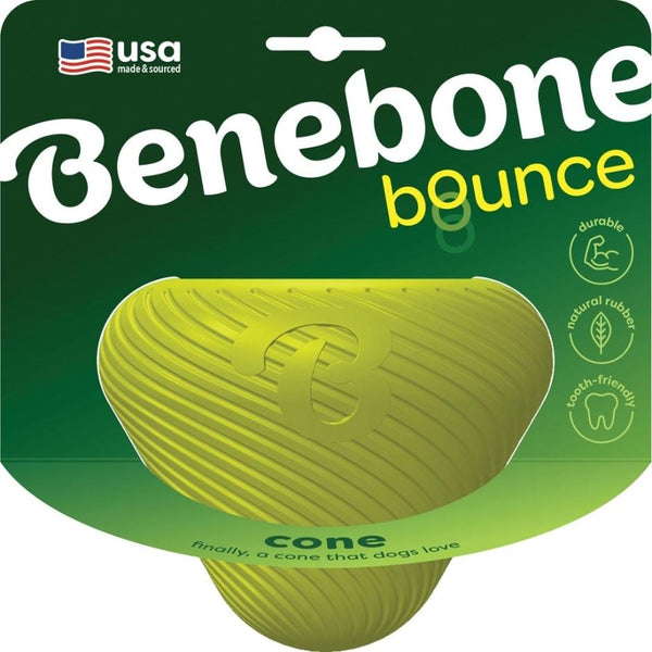 Benebone Cone Bounce Rubber Dog Toy