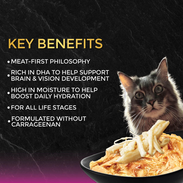 Fussie Cat Black Label Premium Tuna with Chicken in Gravy Wet Cat Food Can