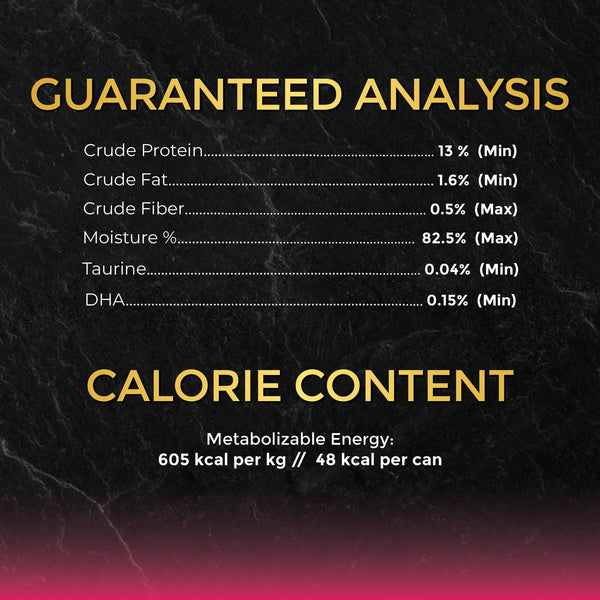 Fussie Cat Black Label Premium Tuna with Ocean Fish in Gravy Wet Cat Food Can