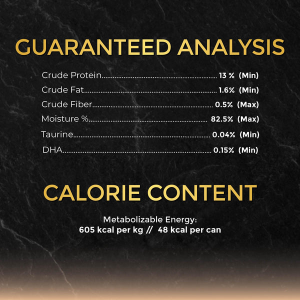 Fussie Cat Black Label Premium Tuna with Prawn in Gravy Wet Cat Food Can