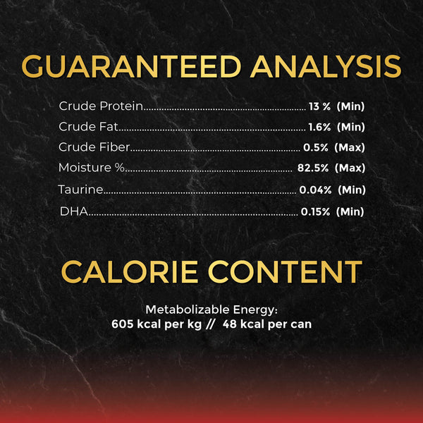 Fussie Cat Black Label Premium Tuna with Salmon in Gravy Wet Cat Food Can