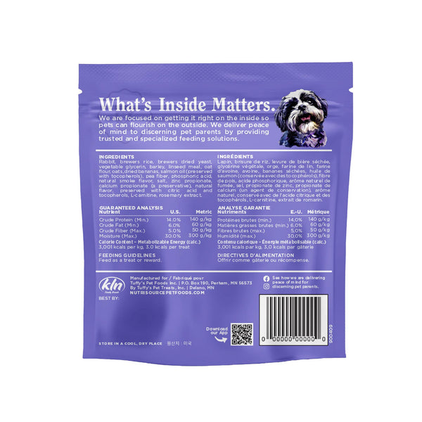 NutriSource Little Bites Friandises goût lapin pour chiens