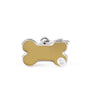 MyFamily Basic Handmade Bone Pet ID Tag, Brown