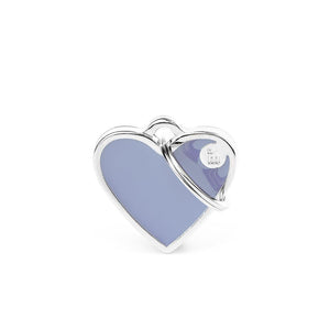 MyFamily Basic Handmade Heart Pet ID Tag, Lilac