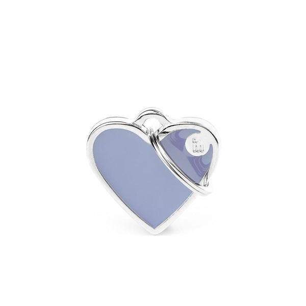 MyFamily Basic Handmade Heart Pet ID Tag, Lilac