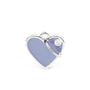 MyFamily Basic Handmade Heart Pet ID Tag, Lilac