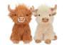 Multipet Jouet en peluche Vache Highland pour chiens, assortiment