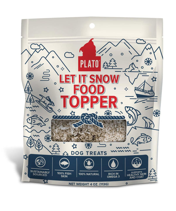 Plato Hundur's Crunch Let It Snow Garniture pour croquettes