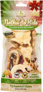 Fieldcrest Farms Nothin' to Hide Holiday Chicken & Beef Dog Treats, Small, Assorted