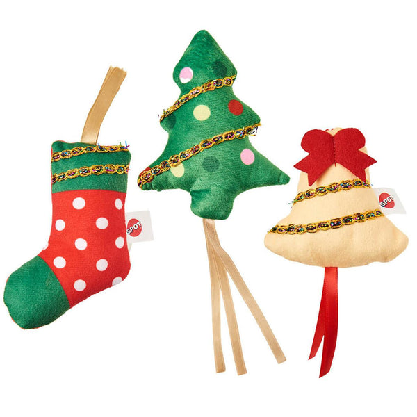 Ethical Spot Jouet pour chat à l'herbe à chat festive de vacances, assortiment