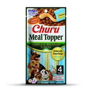 INABA Churu Meal Topper Chicken with Cheese for Dogs