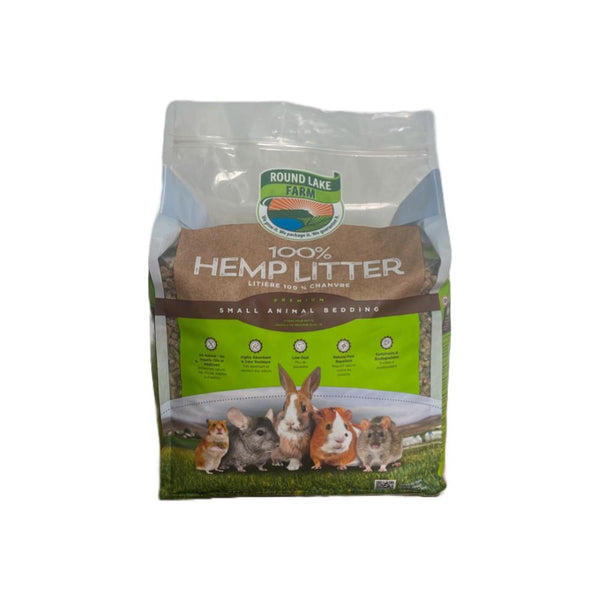 Round Lake Farm Litière Chanvre pour Petits Animaux