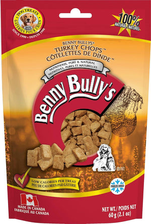 Benny Bully's Turkey Chops Freeze-Dried Dog Treats