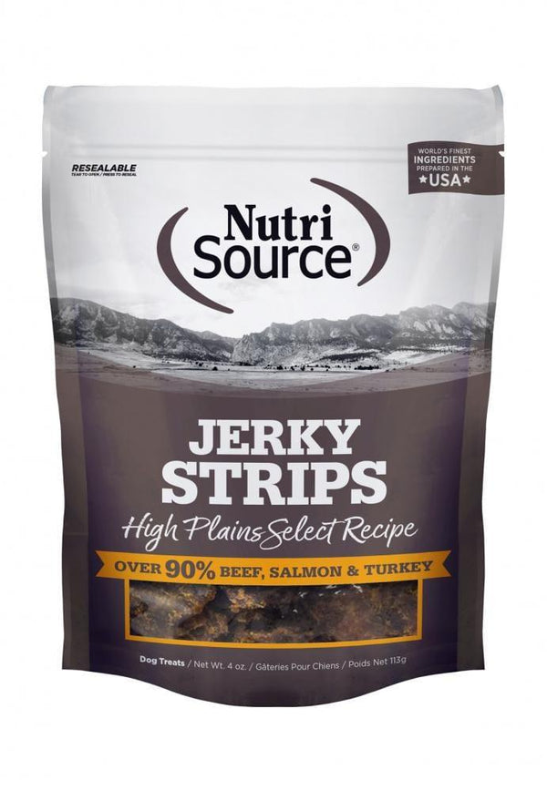 Friandises Jerky NutriSource High Plains pour chiens