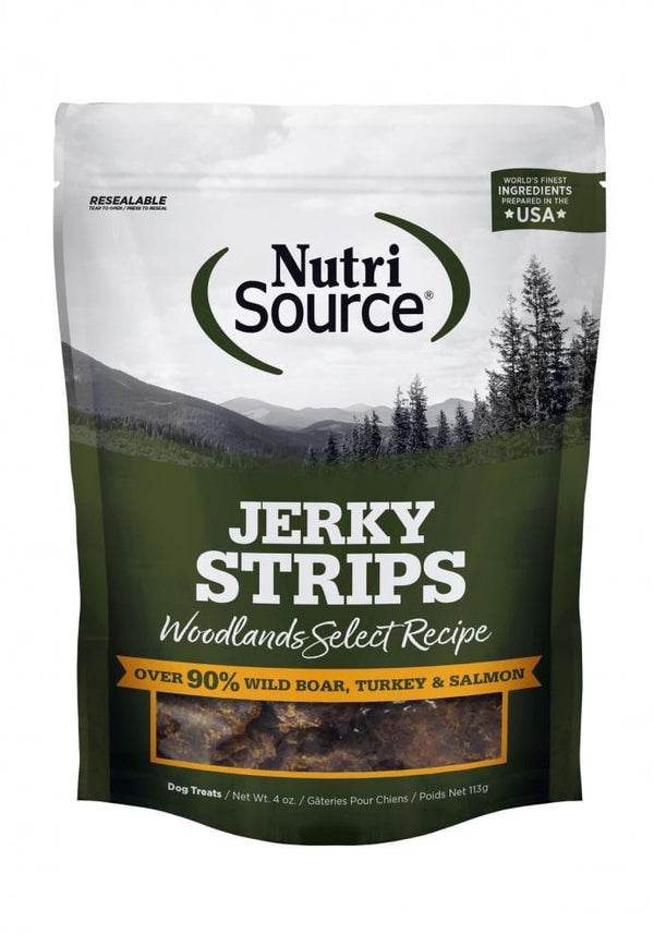 Friandises Jerky NutriSource Woodlands Select pour chiens