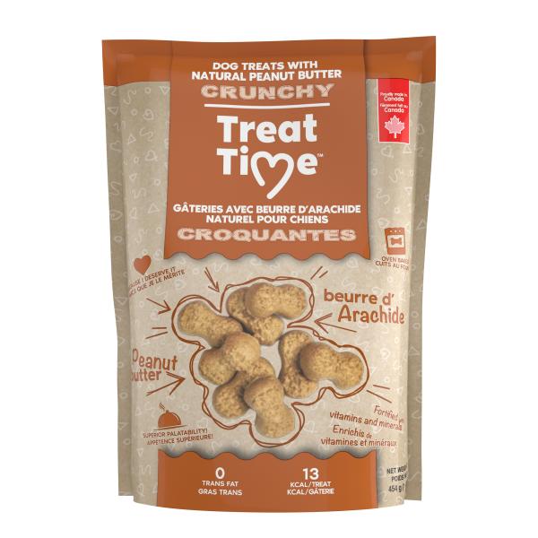 Treat Time Peanut Butter Crunchy Dog Treats