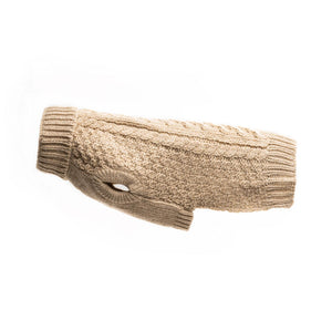 fabdog Super Chunky Dog Sweater, Oatmeal