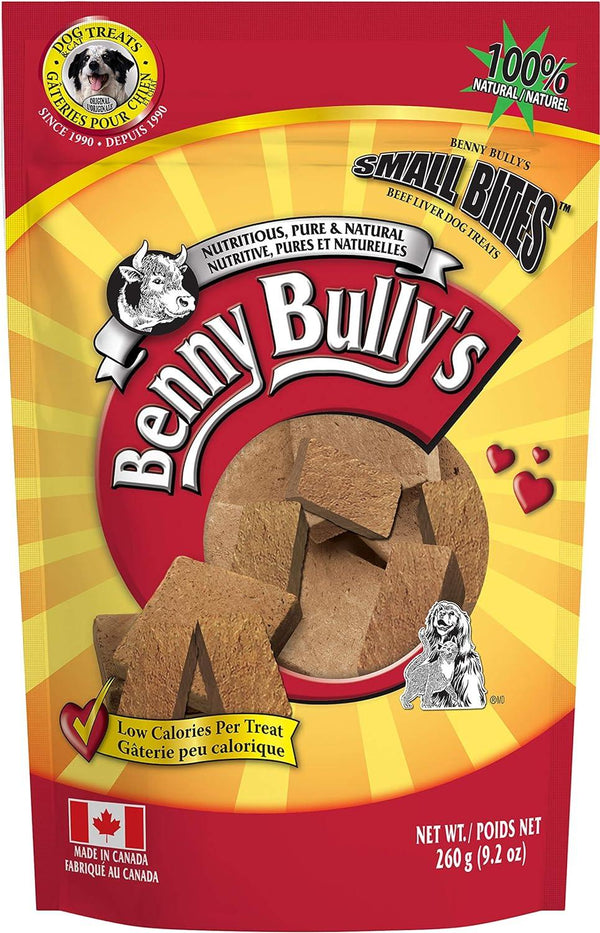 Benny Bully's Liver Chops Petites Bouchées Friandises lyophilisées pour chiens (CA)