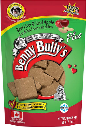 Benny Bully's Liver Plus Beef Liver & Real Apple Freeze-Dried Dog Treats