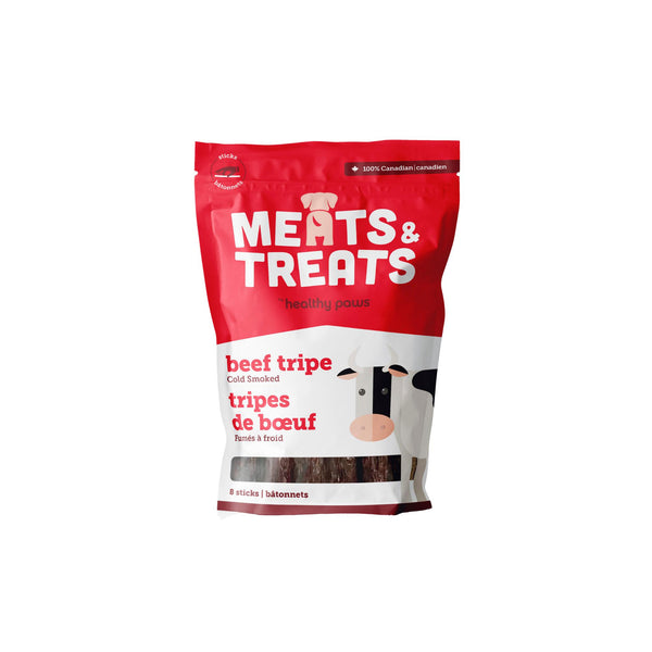 Healthy Paws Beef Tripe Sticks Cold Smoked Dog Treats