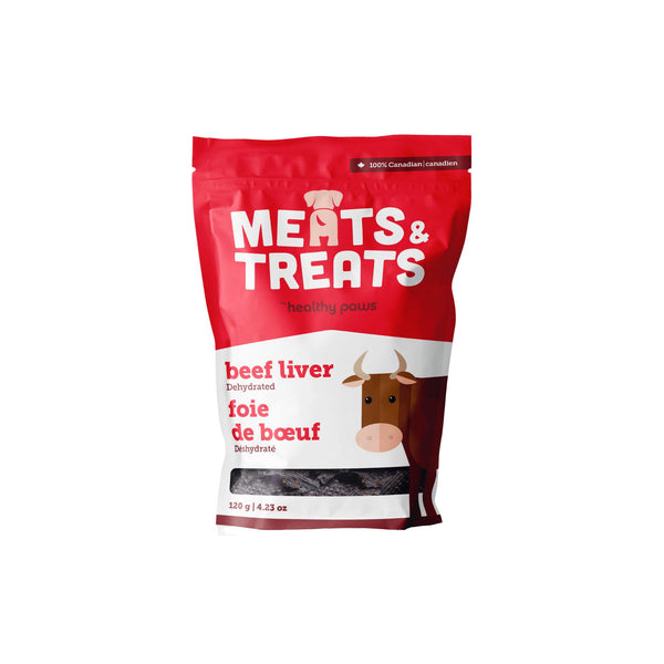 Healthy Paws Foie de bœuf déshydraté friandises pour chiens