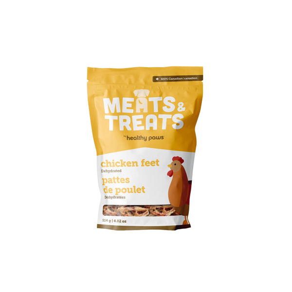 Healthy Paws Chicken Feet Dehydrated Dog Treats