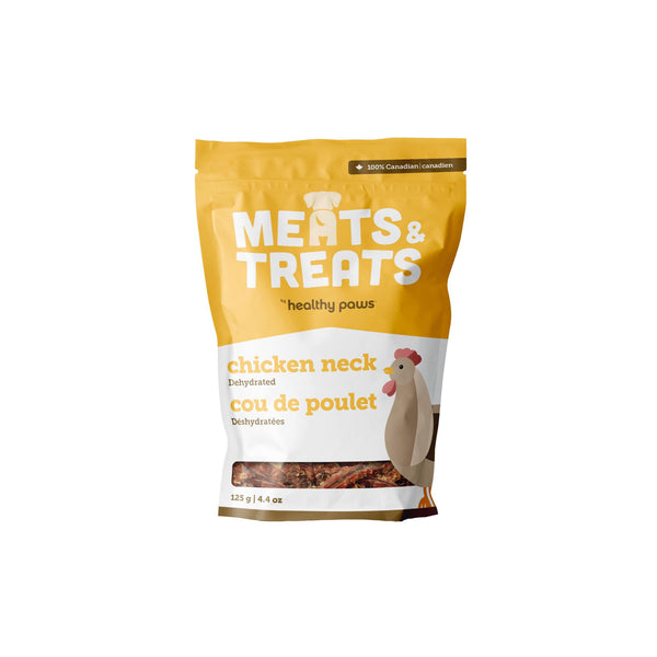 Healthy Paws Cou de poulet déshydraté friandises pour chiens