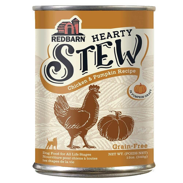 Redbarn Chicken & Pumpkin Hearty Stew Wet Dog Food Can