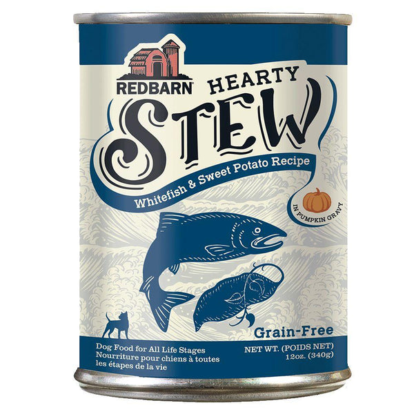 Redbarn Ragoût copieux Poisson blanc & Patate douce Nourriture humide en boîte pour chiens