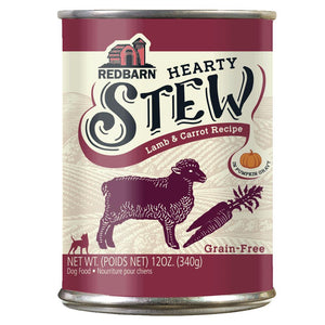 Redbarn Lamb & Carrot Hearty Stew Wet Dog Food Can