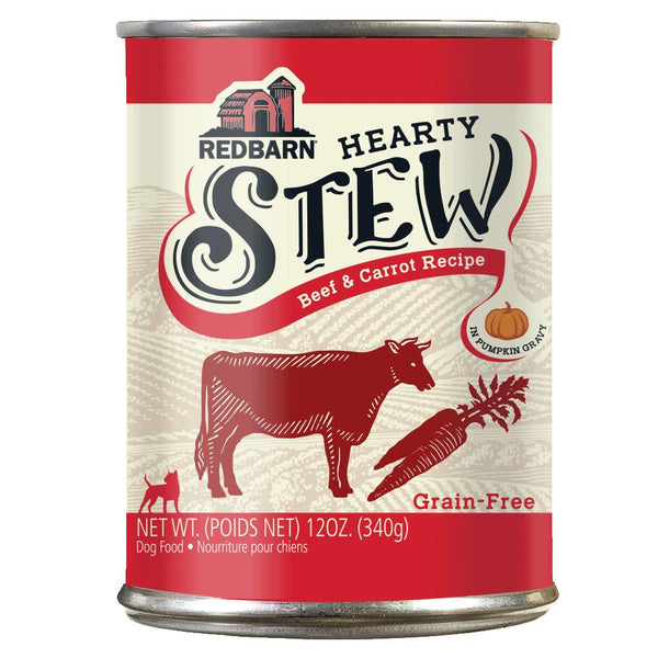 Redbarn Ragoût copieux Bœuf & Carotte Nourriture humide en boîte pour chiens