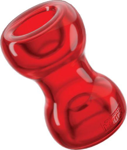 Planet Dog Orbee-Tuff Double Snoop Interactive Treat Dispensing Dog Toy, Red