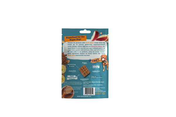 Snack Baby Croquants pomme et caroube lyophilisés pour chiens