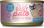 Tiki Cat Baby Pate Chicken, Salmon & Chicken Liver Kitten Wet Cat Food Can