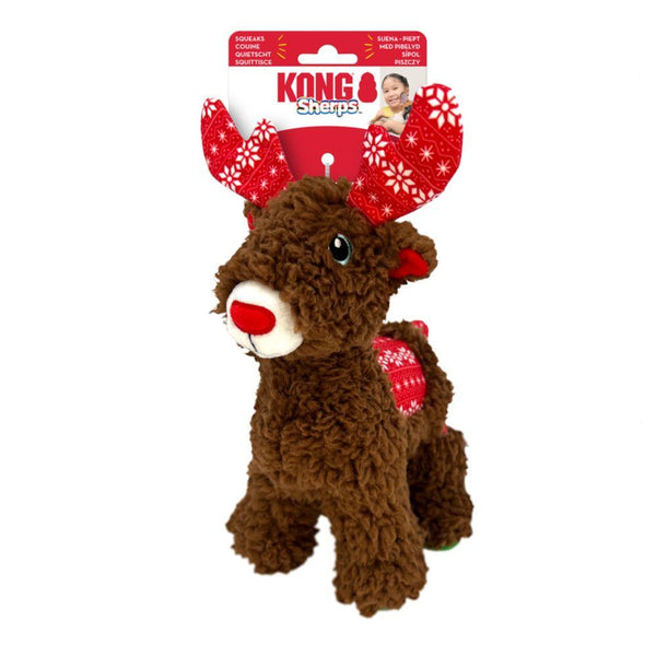 KONG Jouet de Noël Sherps Rennes pour Chiens