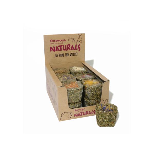 Rosewood Naturals Pots Croquants Sans Céréales Friandises pour Petits Animaux, 75 grammes