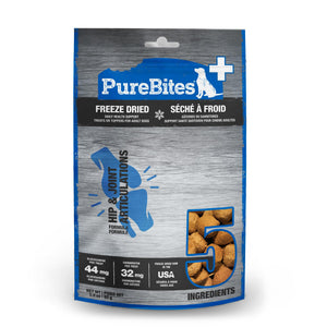 PureBites Hanches & Articulations Friandises Lyophilisées pour Chiens