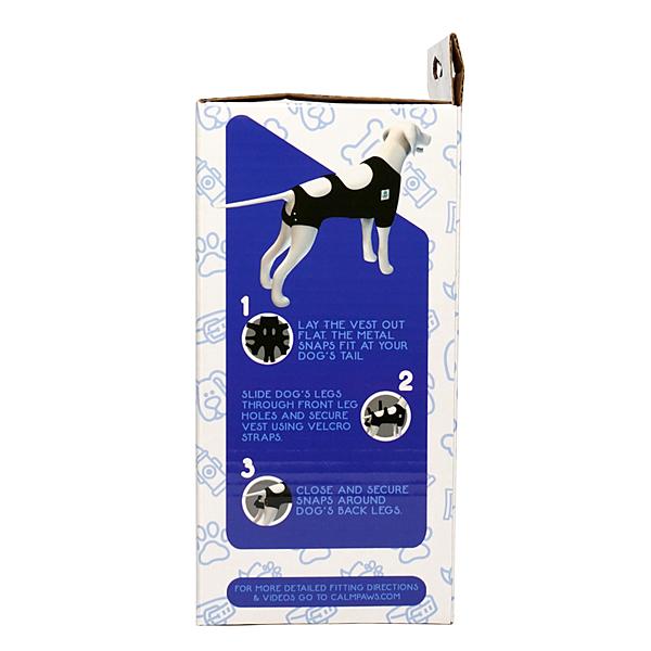 Calm Paws Veste de récupération apaisante avec disque calmant pour chiens