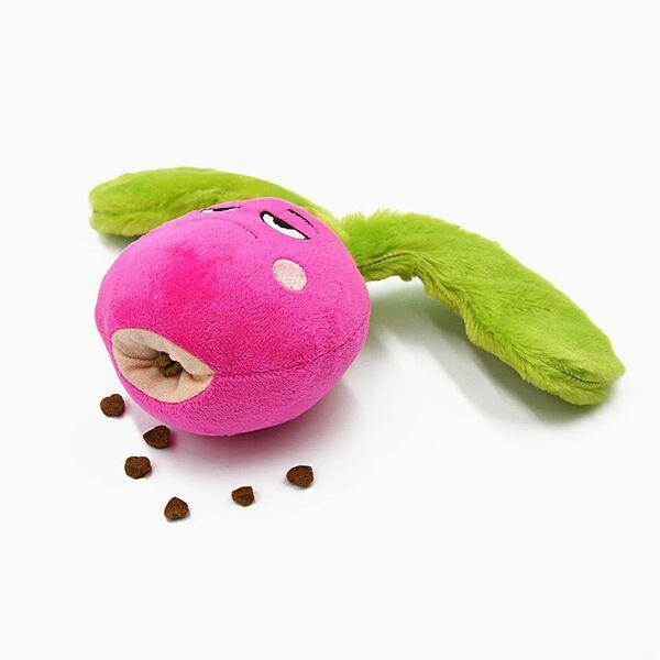 HugSmart Fuzzy Friendz Feisty Veggie Jouet chien Radis