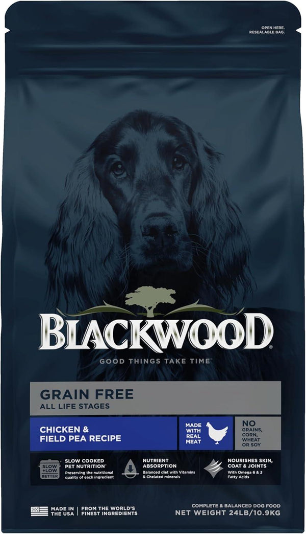 Blackwood Croquettes sans céréales au poulet et pois de champ pour chiens