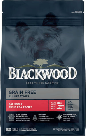 Blackwood Croquettes sans céréales au saumon et pois de champ pour chiens
