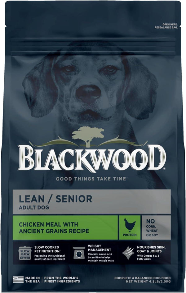 Blackwood Croquettes pour chiens seniors maigres au poulet et céréales anciennes