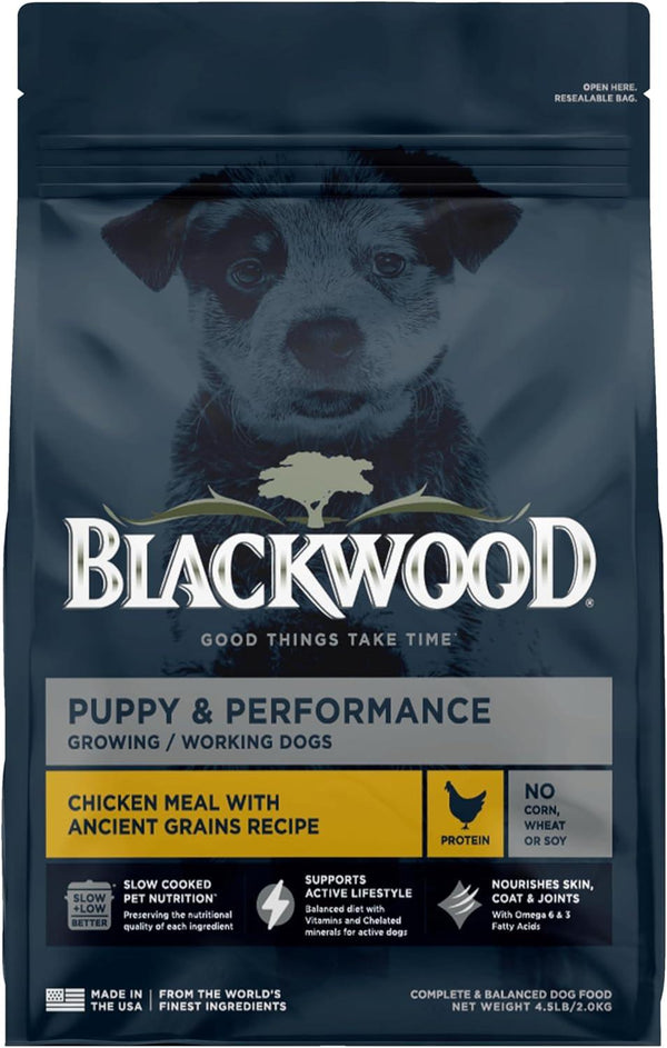 Blackwood Puppy & Performance Chicken Meal with Ancient Grains Dry Dog Food