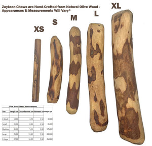 Zaytoon Olive Wood Chew Dog Toy