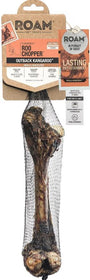 Roam Roo Chopper Outback Kangaroo Femur Bone Dog Treats, Small/Medium
