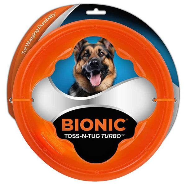 BIONIC Jouet pour chien Toss-N-Tug Turbo