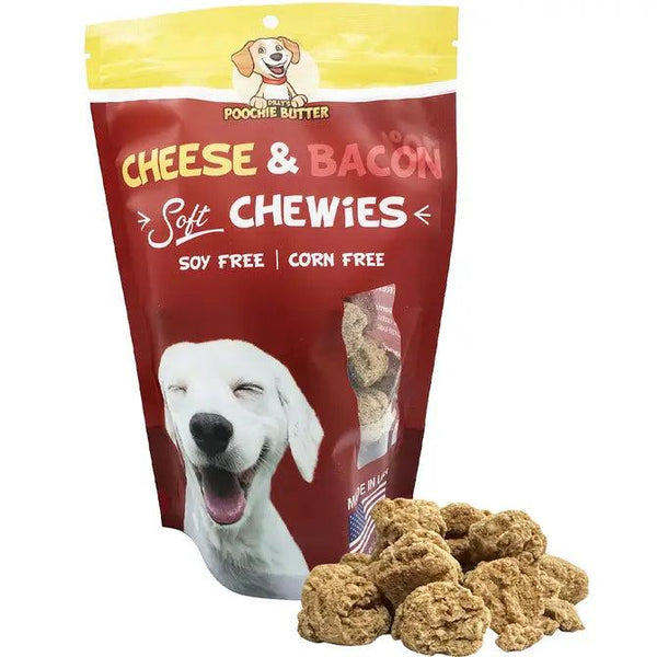 Poochie Butter Friandises molles au bacon & fromage pour chiens