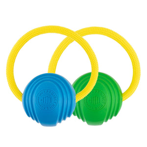 Project Hive Pet Company Zoomer Ball Dog Toy Green/Blue, Small