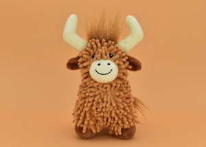 Multipet Floppy Highland Cow Dog Toy