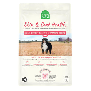 Open Farm Croquettes Skin & Coat Recette saumon sauvage et flocons d’avoine pour chiens